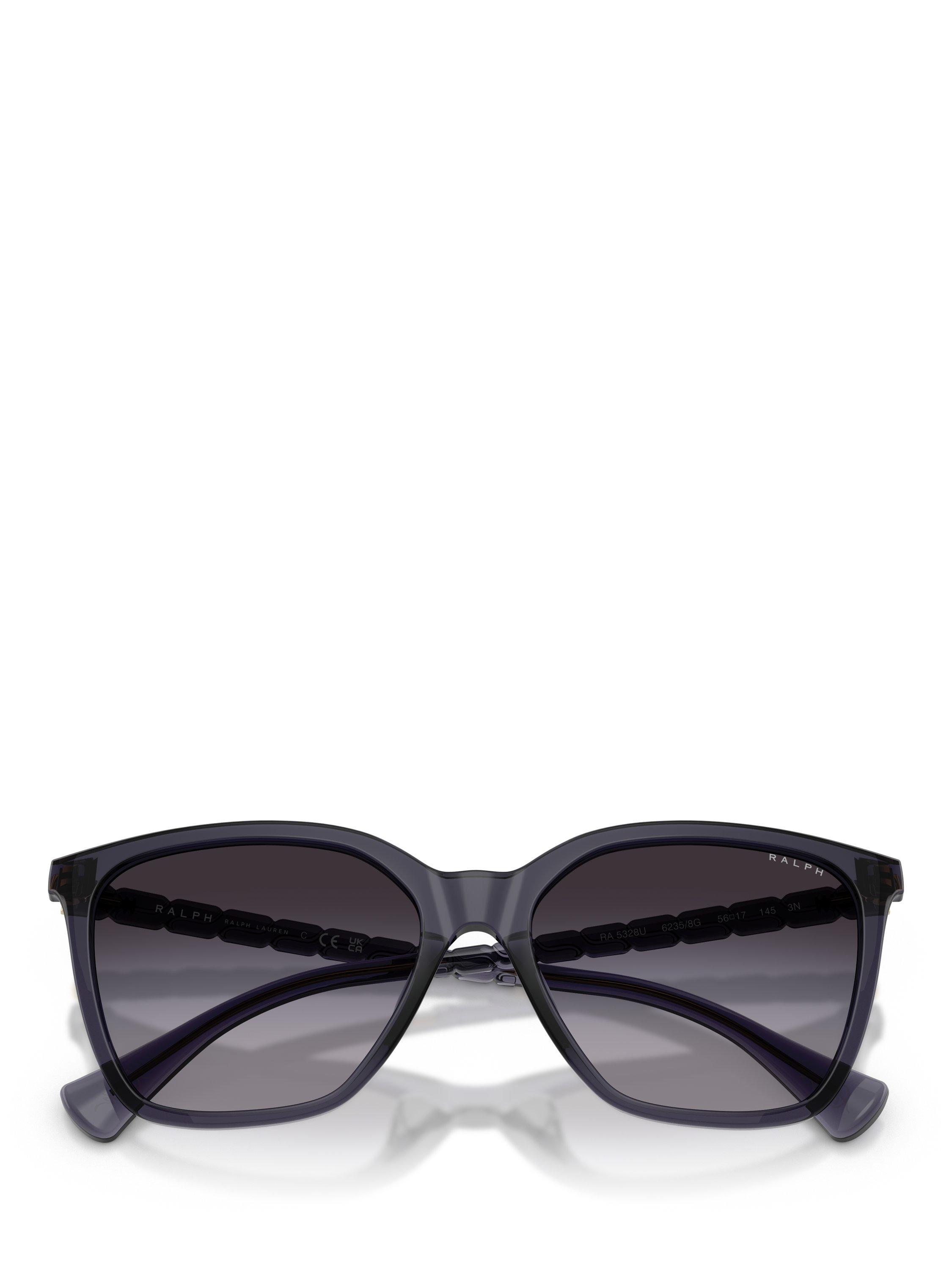 Product image 5 of 5, which shows Ralph Lauren RA5328 Women's D-Frame Sunglasses, Violet