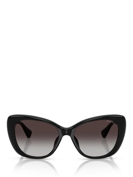 Ralph Lauren RA5329U Women's Butterfly Sunglasses, Black - view 2, Black