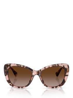 Ralph Lauren RA5329 Women's Butterfly Sunglasses, Havana - view 2, Havana