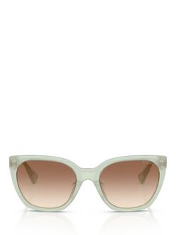 Ralph Lauren RA5330 Women's Butterfly Sunglasses, Green - view 2, Green