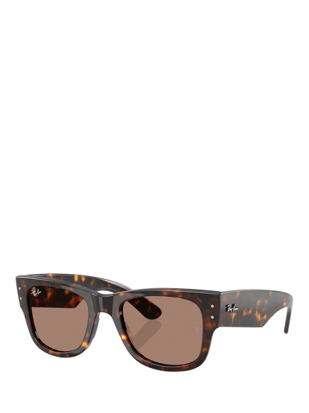 Ray-Ban RB0840S Mega Wayfarer Sunglasses, Tortoiseshell/Havana, Tortoiseshell/Havana
