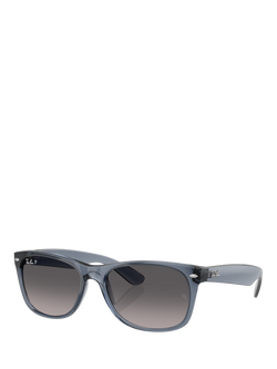 Ray-Ban RB2132 Square Sunglasses, Blue, Blue