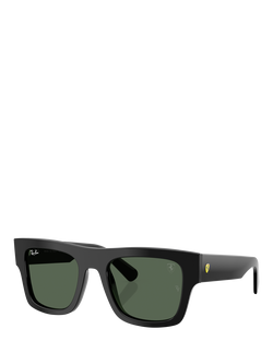 Ray-Ban RB2217 Square Sunglasses, Black, Black