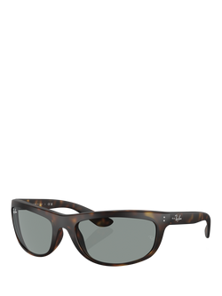 Ray-Ban RB4089 Rectangular Sunglasses, Havana/Brown, Havana/Brown