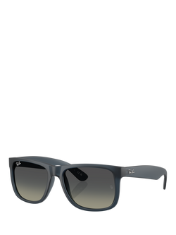 Ray-Ban RB4165 Square Sunglasses, Blue/Grey, Blue/Grey