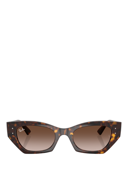 Ray-Ban RB44301 Angular Sunglasses, Havana/Brown - view 2, Havana/Brown