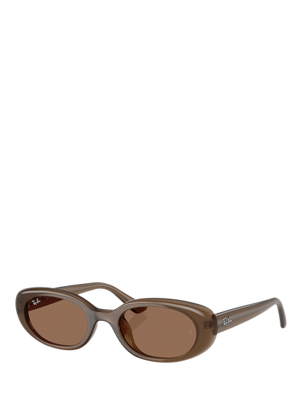 Ray-Ban RB4441 Pillow Sunglasses, Brown, Brown