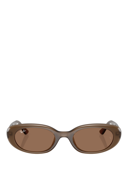 Ray-Ban RB4441 Pillow Sunglasses, Brown - view 2, Brown