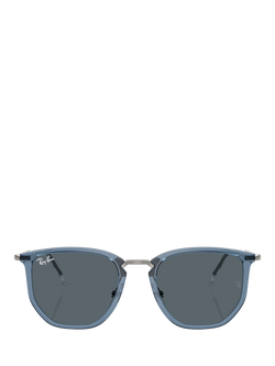 Ray-Ban RB4451 Angular Sunglasses, Light Blue/Grey - view 2, Light Blue/Grey