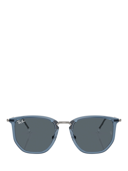 Ray-Ban RB4451 Angular Sunglasses, Light Blue/Grey - view 2, Light Blue/Grey