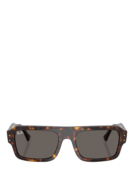Ray-Ban RB4454 Rectangular Sunglasses, Havana/Brown - view 2, Havana/Brown