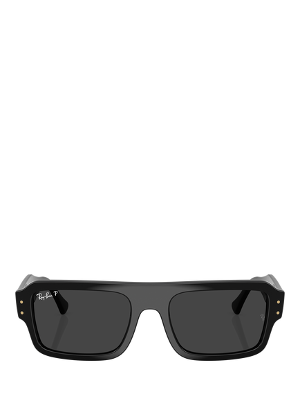 Ray-Ban RB4454 Rectangular Sunglasses, Black - view 2, Black