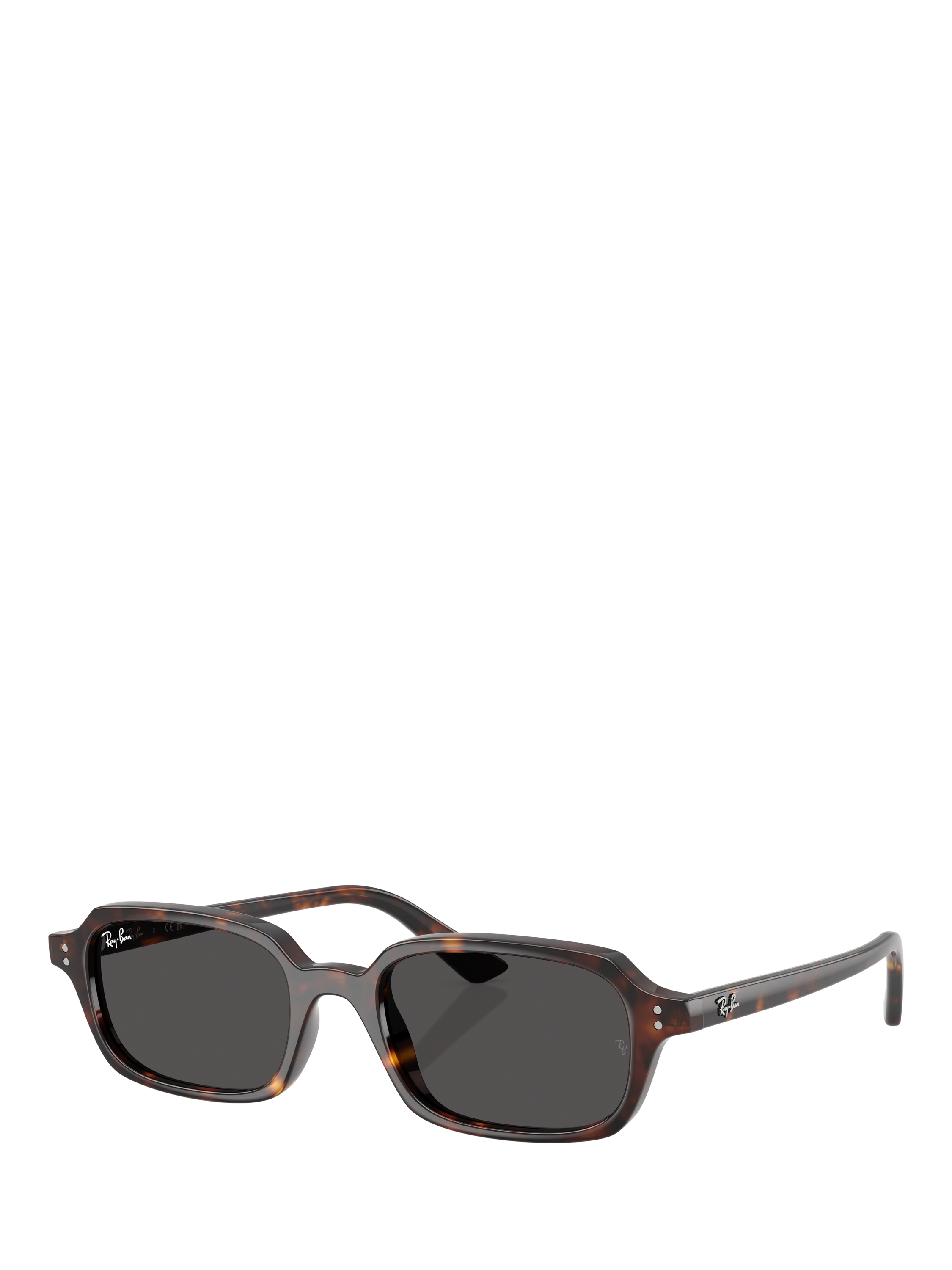 Product image 1 of 6, which shows Ray-Ban RB4455 Pillow Sunglasses, Havana/Brown