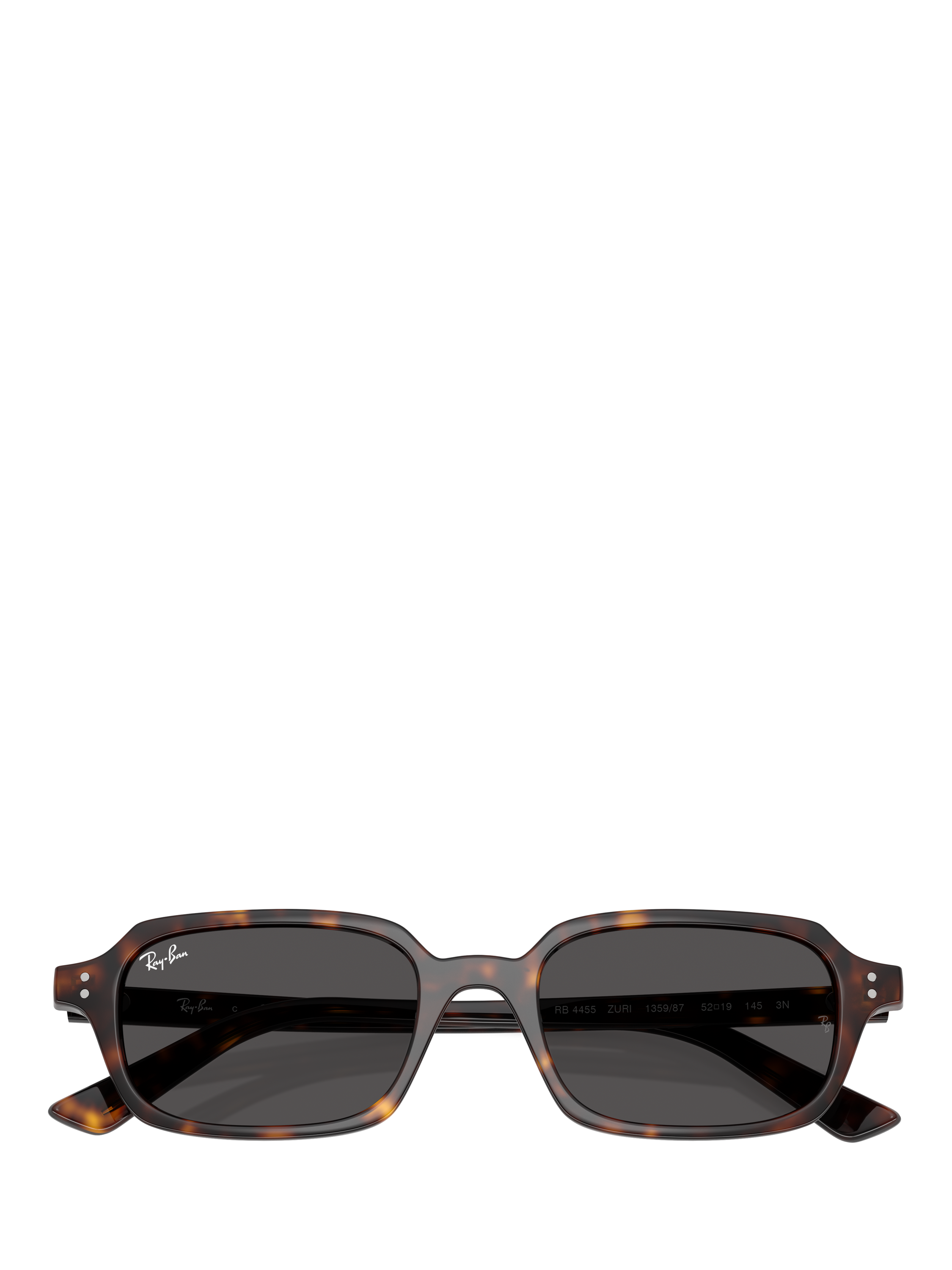 Product image 5 of 6, which shows Ray-Ban RB4455 Pillow Sunglasses, Havana/Brown