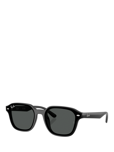 Ray-Ban RB4458 Square Sunglasses, Black, Black
