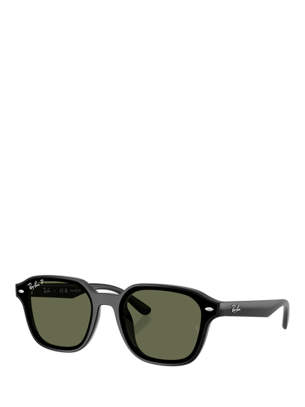 Ray-Ban RB4458 Square Sunglasses, Black, Black