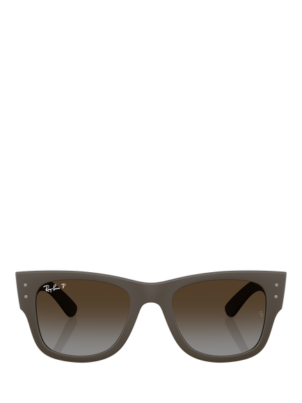 Ray-Ban RB4840 Square Sunglasses, Brown - view 2, Brown
