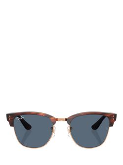 Ray-Ban RBR0504 Square Sunglasses, Gold/Brown - view 2, Gold/Brown