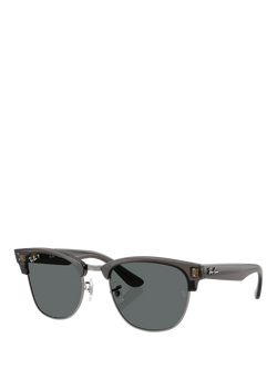 Ray-Ban RBR0504 Square Sunglasses, Gunmetal/Grey, Gunmetal/Grey