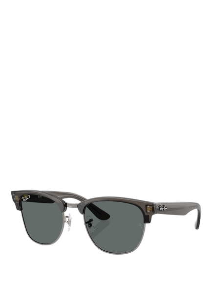 Ray-Ban RBR0504 Square Sunglasses, Gunmetal/Grey, Gunmetal/Grey