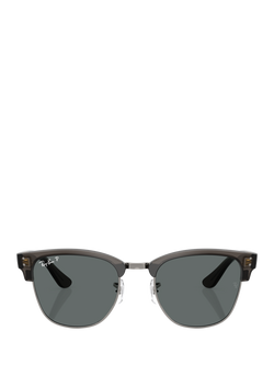 Ray-Ban RBR0504 Square Sunglasses, Gunmetal/Grey - view 2, Gunmetal/Grey