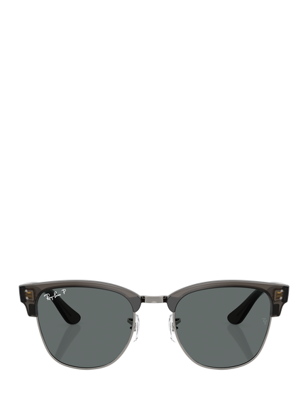 Ray-Ban RBR0504 Square Sunglasses, Gunmetal/Grey - view 2, Gunmetal/Grey