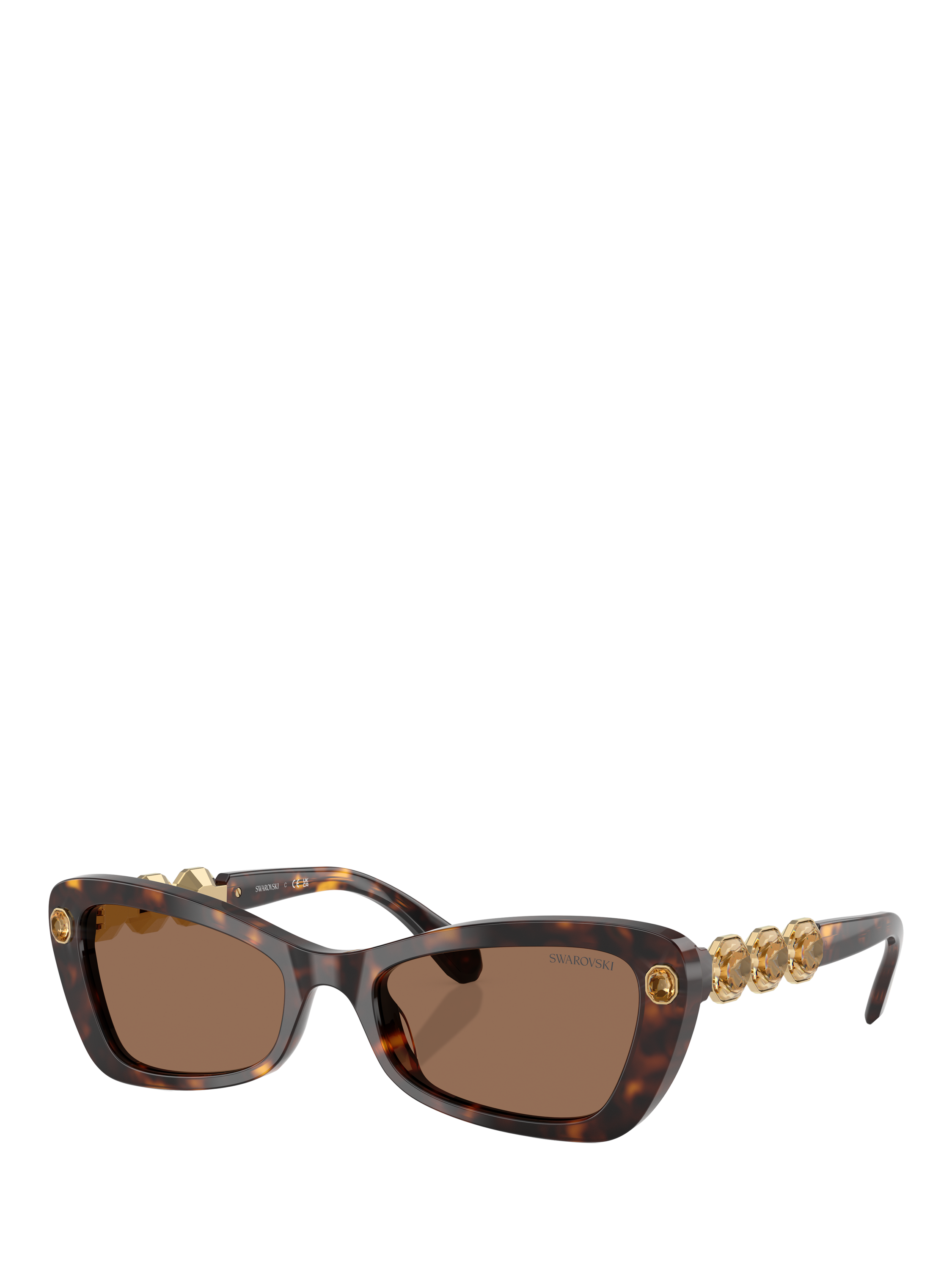 Product image 1 of 5, which shows Swarovski SK6033 Women's Irregular Sunglasses