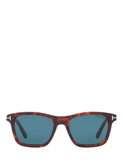 TOM FORD TR001977 Men's Square Sunglasses, Tortoiseshell - view 2, Havana