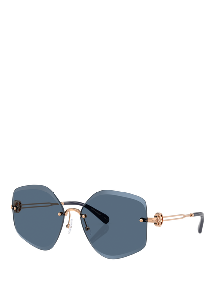 Tory Burch TY6111 Women's Irregular Sunglasses, Pink
