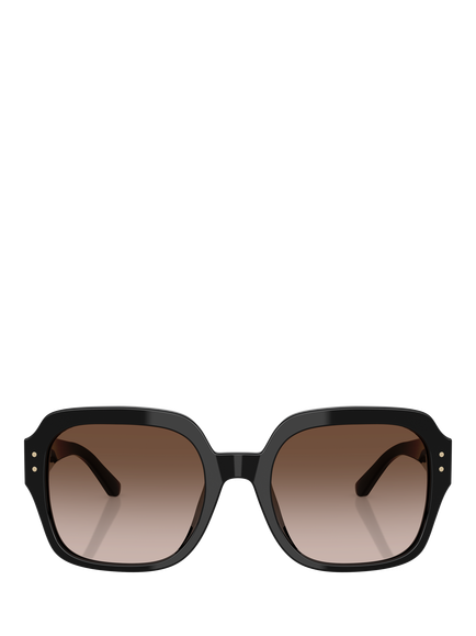 Tory Burch TY7143 Women's Square Sunglasses, Black - view 2, Black