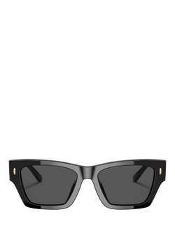 Tory Burch TY7169 Women's Rectangular Sunglasses, Black - view 2, Black