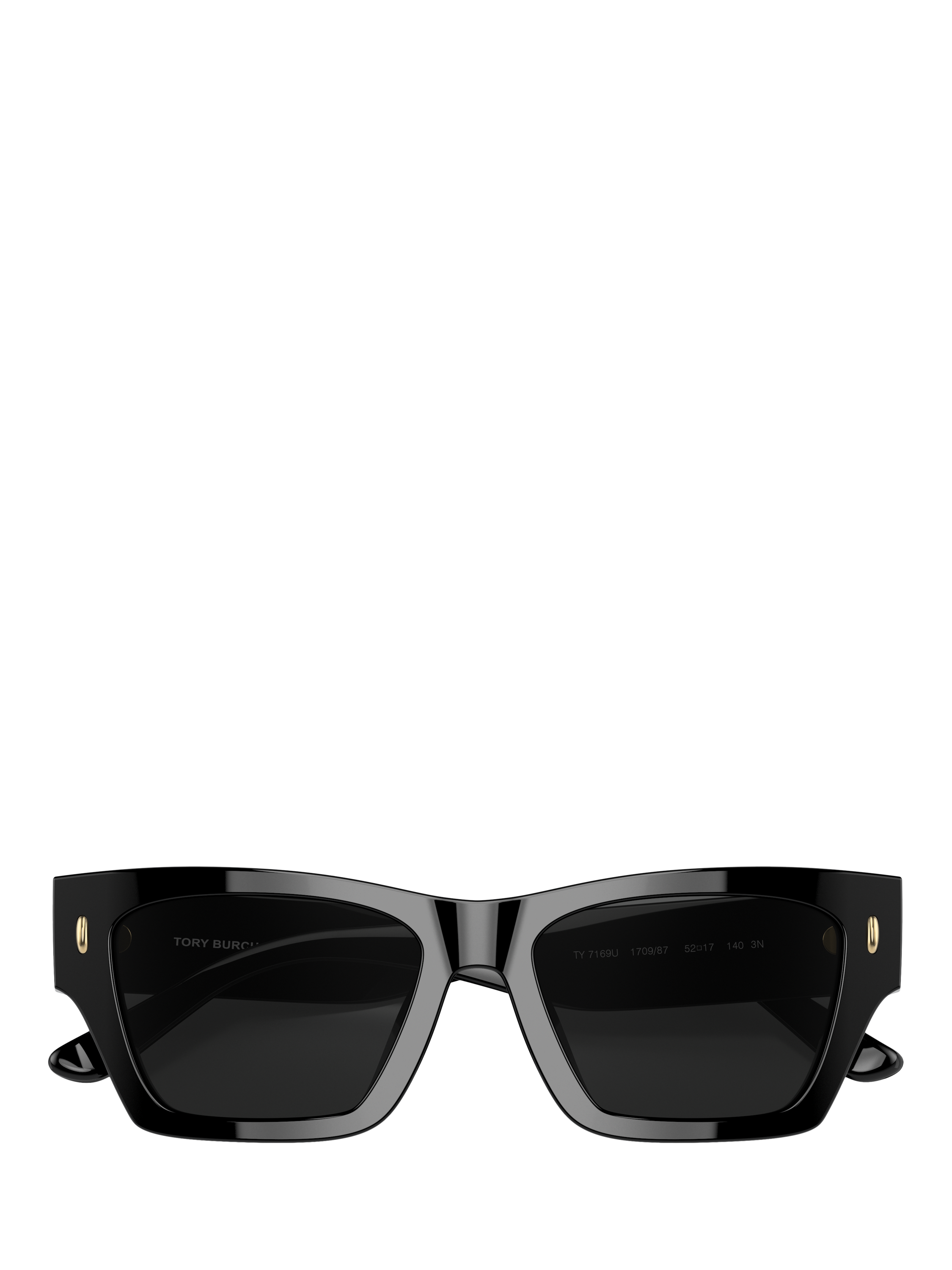 Product image 5 of 5, which shows Tory Burch TY7169 Women's Rectangular Sunglasses, Black
