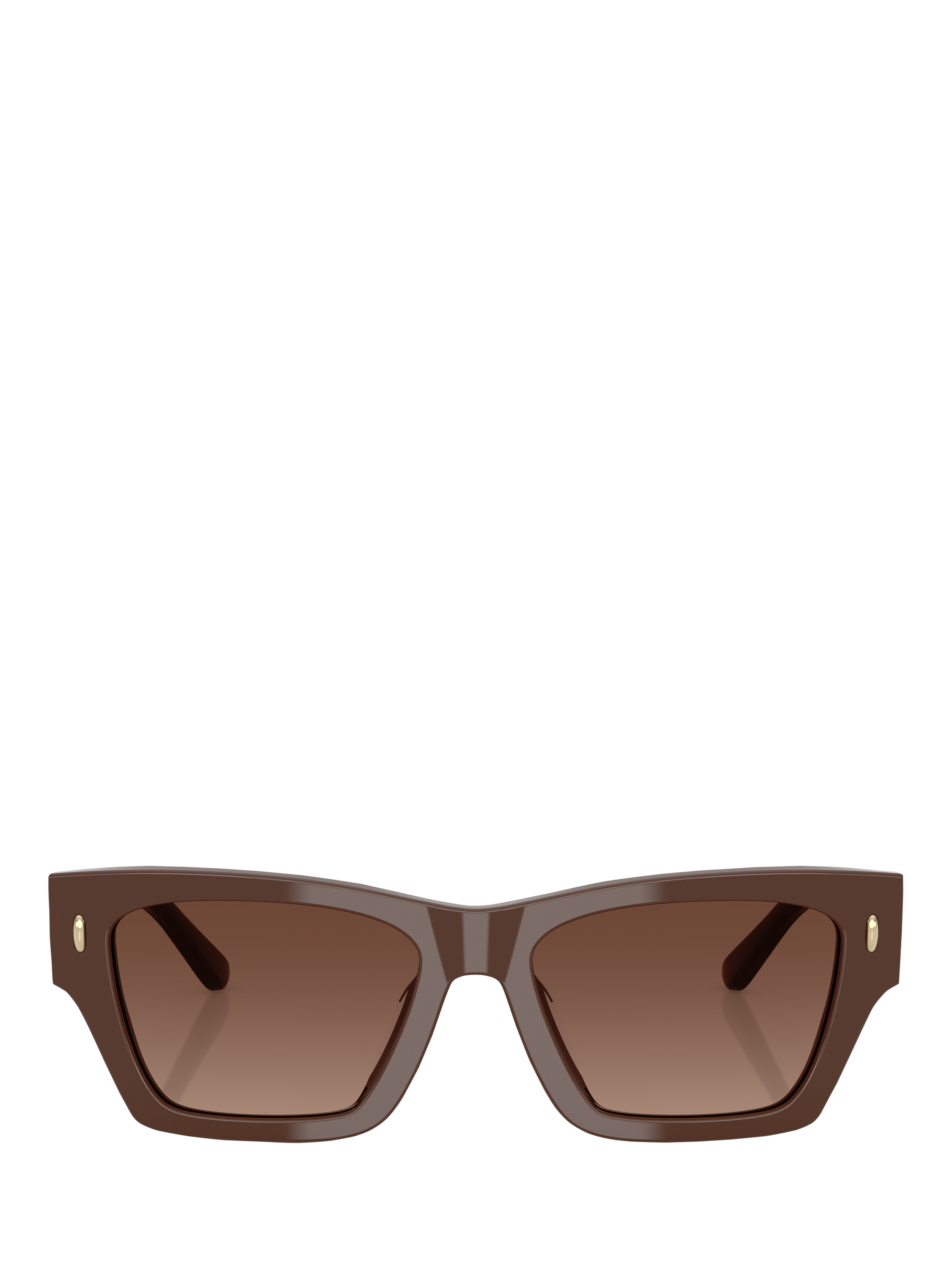 Product image 2 of 5, which shows Tory Burch TY7169 Women's Rectangular Polarised Sunglasses, Brown