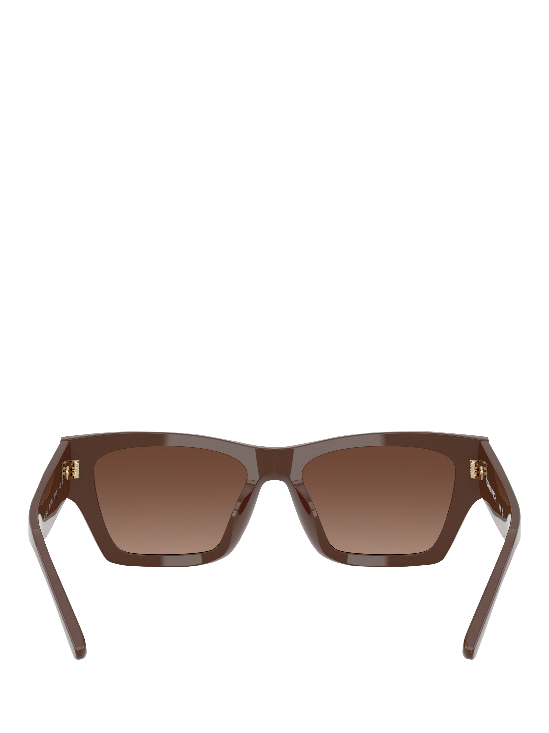 Product image 4 of 5, which shows Tory Burch TY7169 Women's Rectangular Polarised Sunglasses, Brown