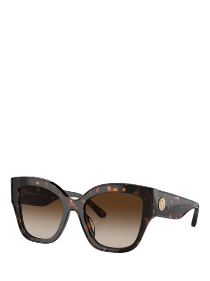 Tory Burch TY7184 Women's Butterfly Sunglasses, Havana, Havana
