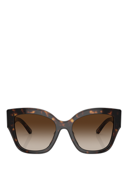 Tory Burch TY7184 Women's Butterfly Sunglasses, Havana - view 2, Havana