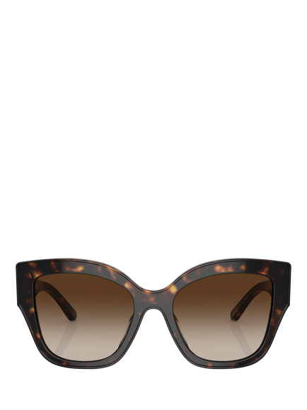 Tory Burch TY7184 Women's Butterfly Sunglasses, Havana - view 2, Havana
