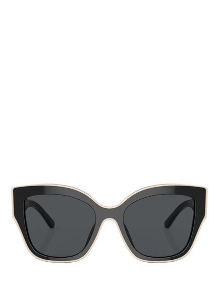 Tory Burch TY7184 Women's Butterfly Sunglasses, Black - view 2, Black