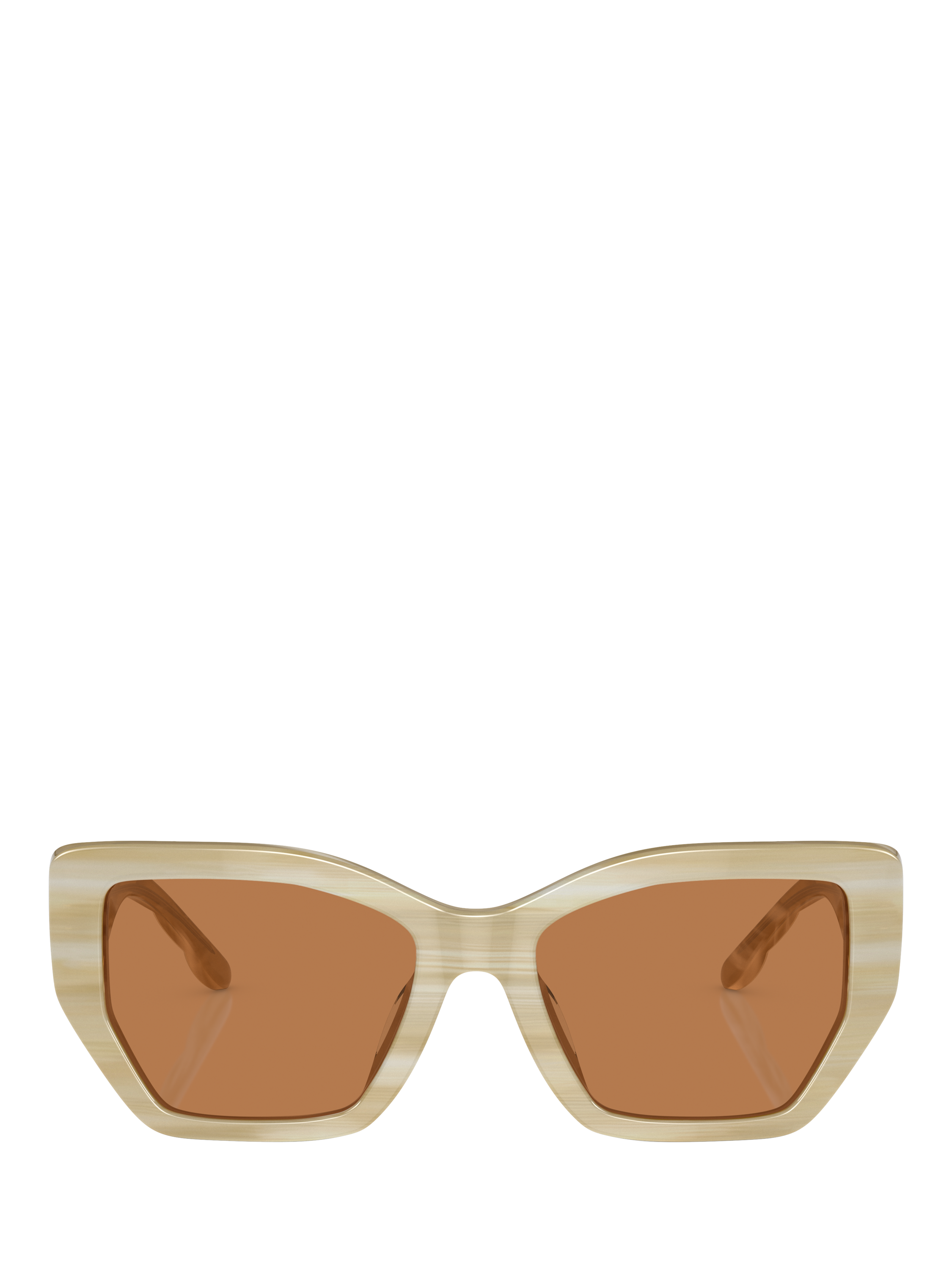 Product image 2 of 5, which shows Tory Burch TY7187 Women's Irregular Sunglasses, Ivory