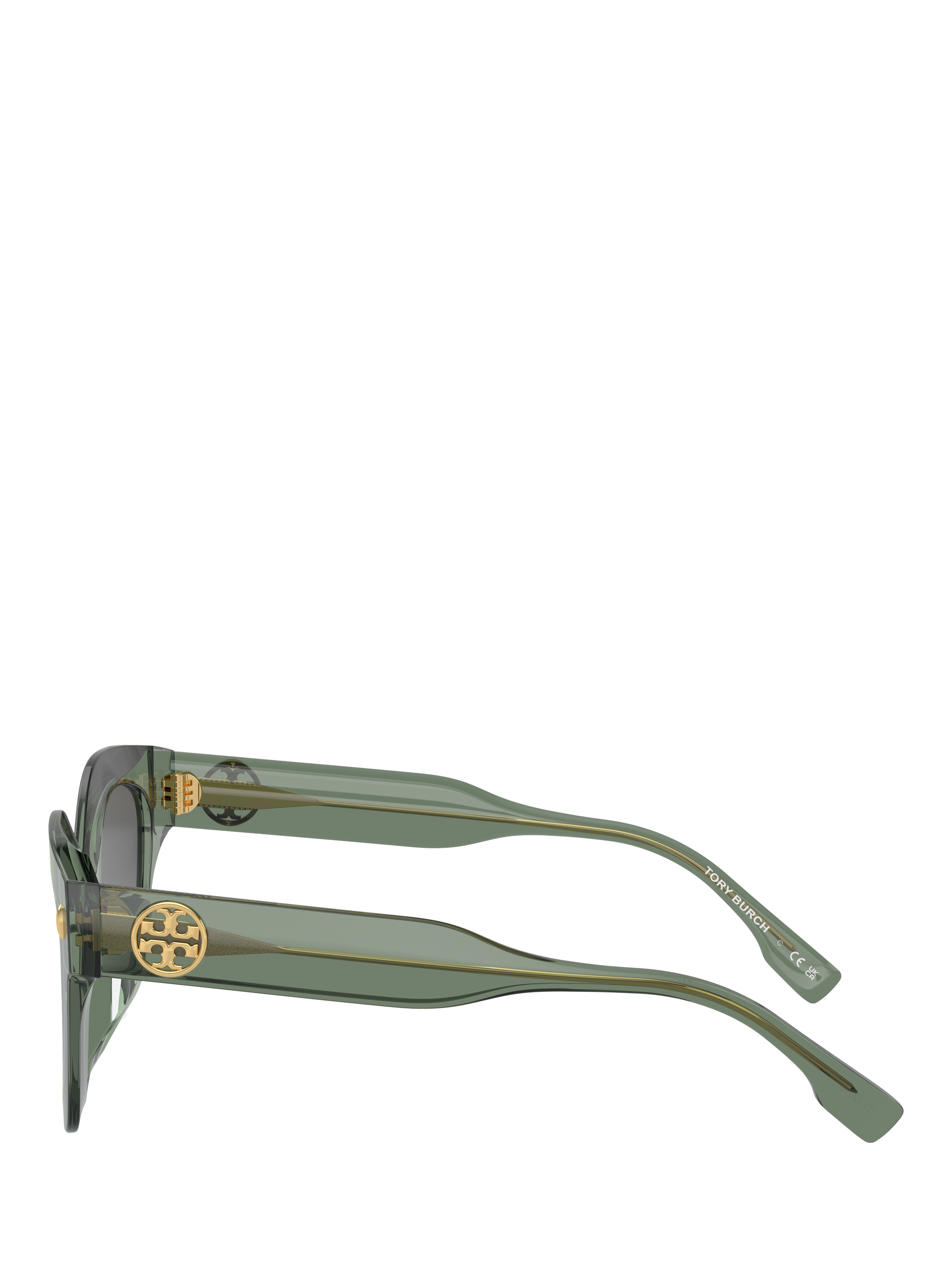 Product image 3 of 5, which shows Tory Burch TY7201 Women's Irregular Sunglasses, Green