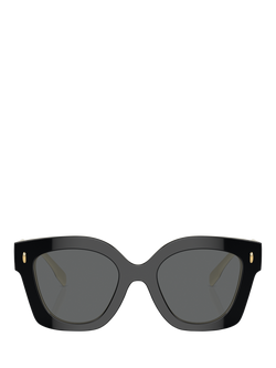 Tory Burch TY7201 Women's Irregular Sunglasses, Black - view 2, Black