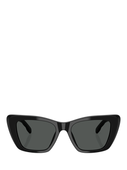 Tory Burch TY7216 Women's Cat Eye Sunglasses, Black - view 2, Black