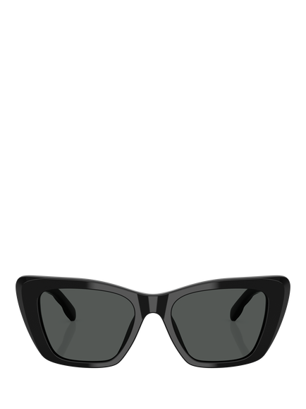 Tory Burch TY7216 Women's Cat Eye Sunglasses, Black - view 2, Black