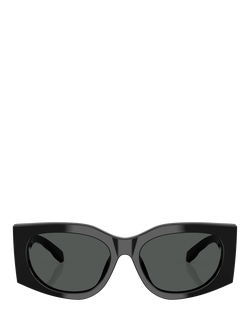Tory Burch TY7221 Women's Irregular Sunglasses, Black - view 2, Black
