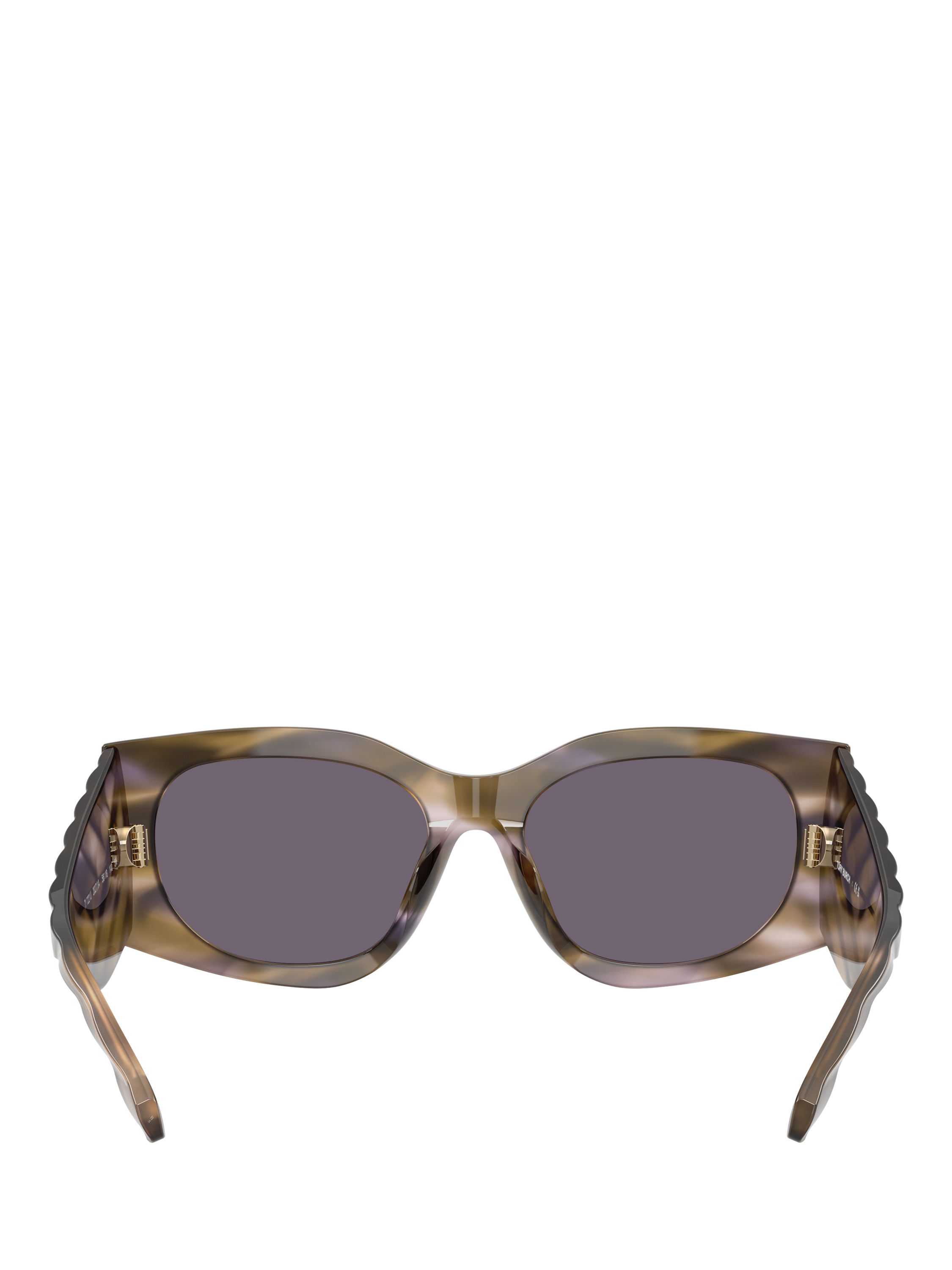 Product image 4 of 5, which shows Tory Burch TY7221 Women's Rectangular Sunglasses, Purple/Red