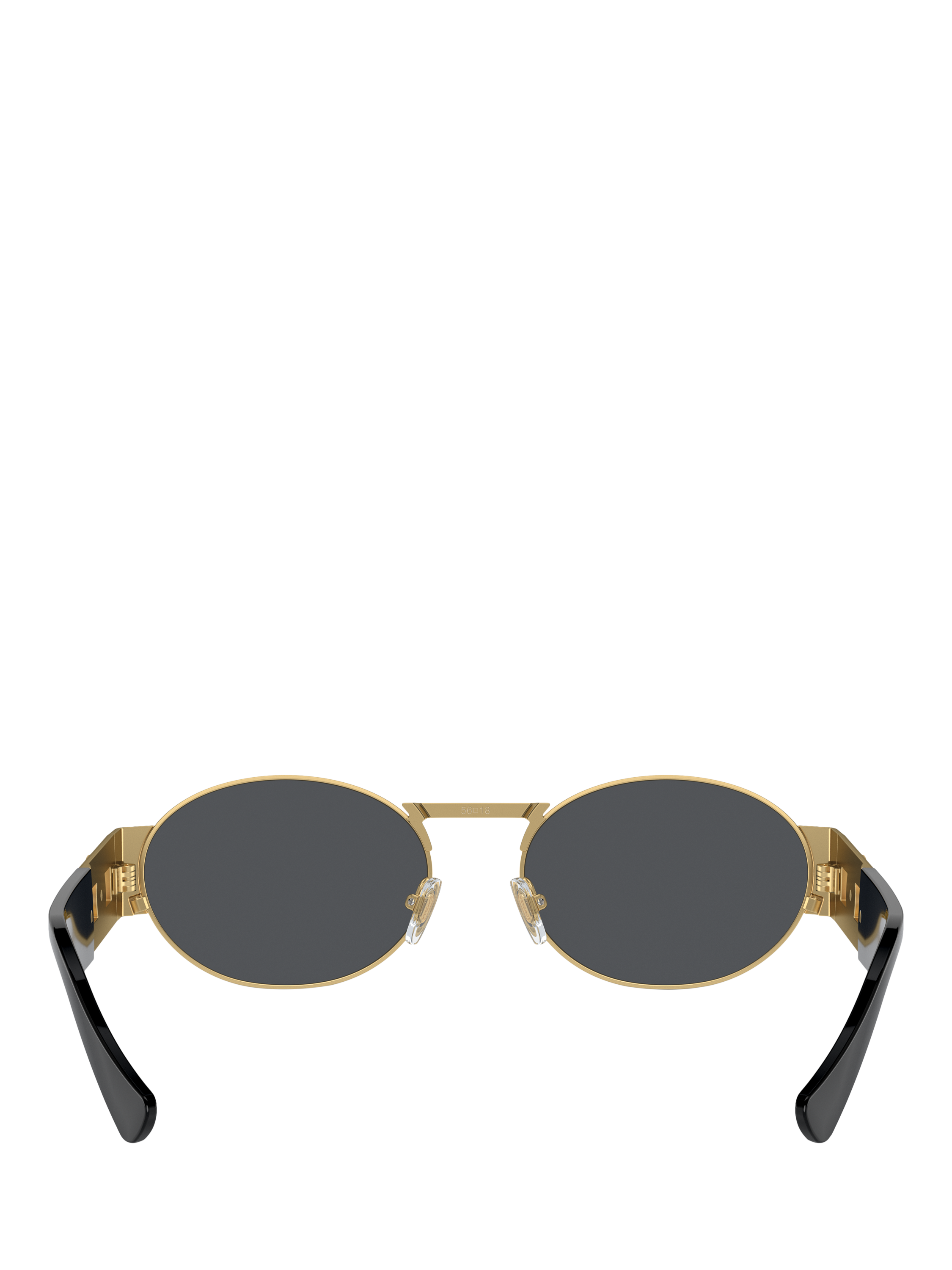 Product image 4 of 5, which shows Versace VE2264 Men's Oval Sunglasses, Gold