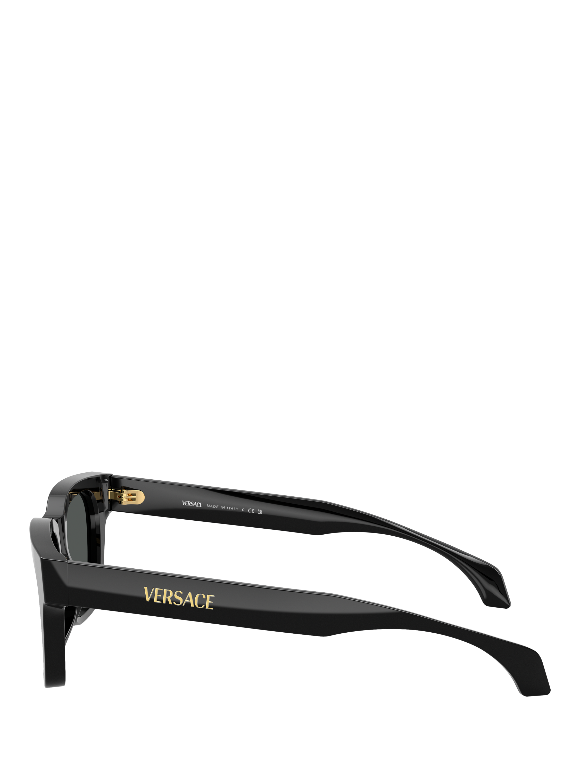 Product image 3 of 5, which shows Versace VE4486 Men's Square Sunglasses, Black/Grey