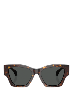 Versace VE4492U Women's Square Sunglasses - view 2, Havana/Grey