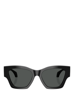 Versace VE4492U Women's Square Sunglasses - view 2, Black/Grey