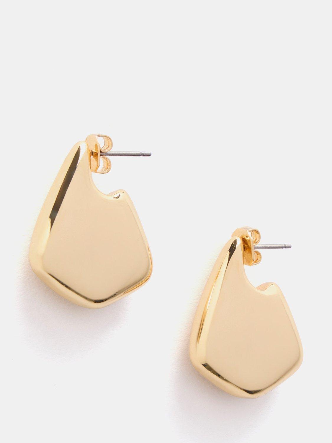 Mint Velvet Hanging Pendant Drop Earrings, Gold